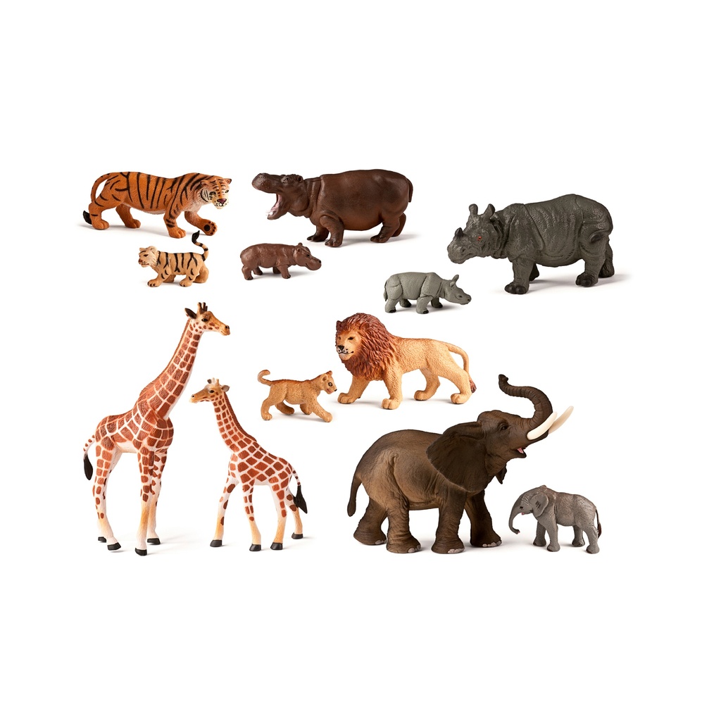 Wildtiere Set - 12-tlg.