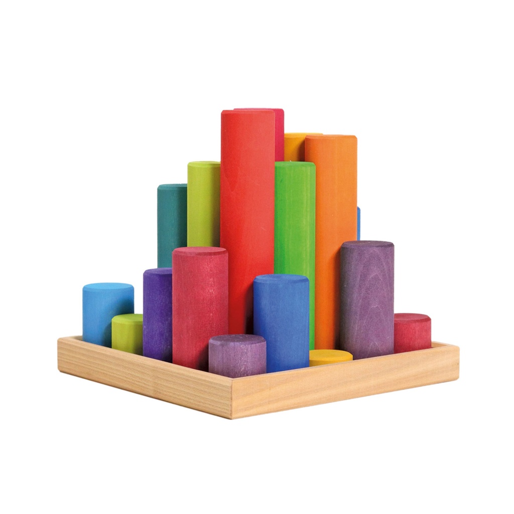 Bauwalzen - Regenbogen