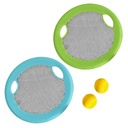 Netzball Spiel mit 2 Bällen