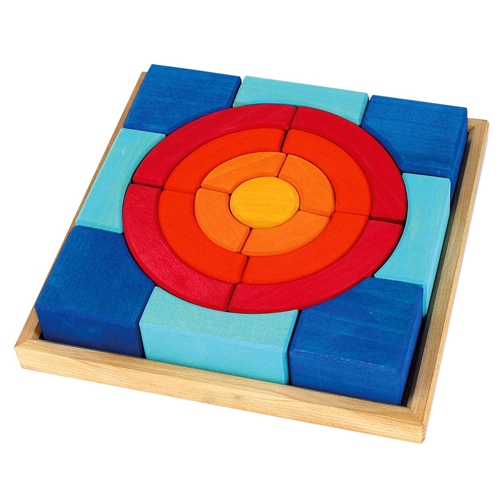 Baupuzzle Kreis 21 Teile