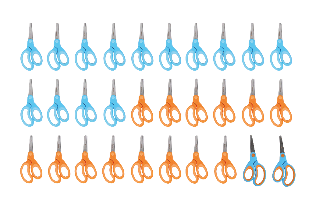 Bastelscheren - Soft Grip 30tlg.