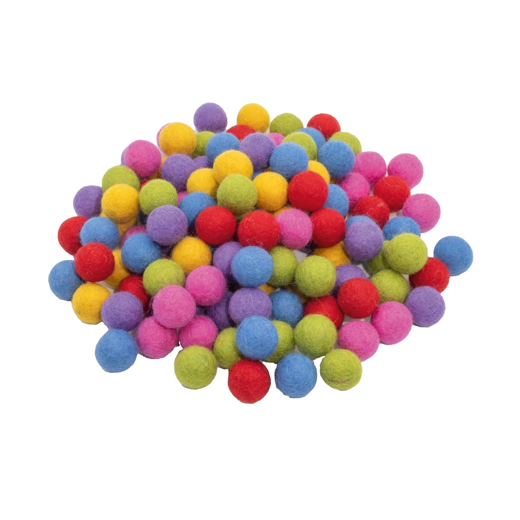 Filz-Kugeln - klein