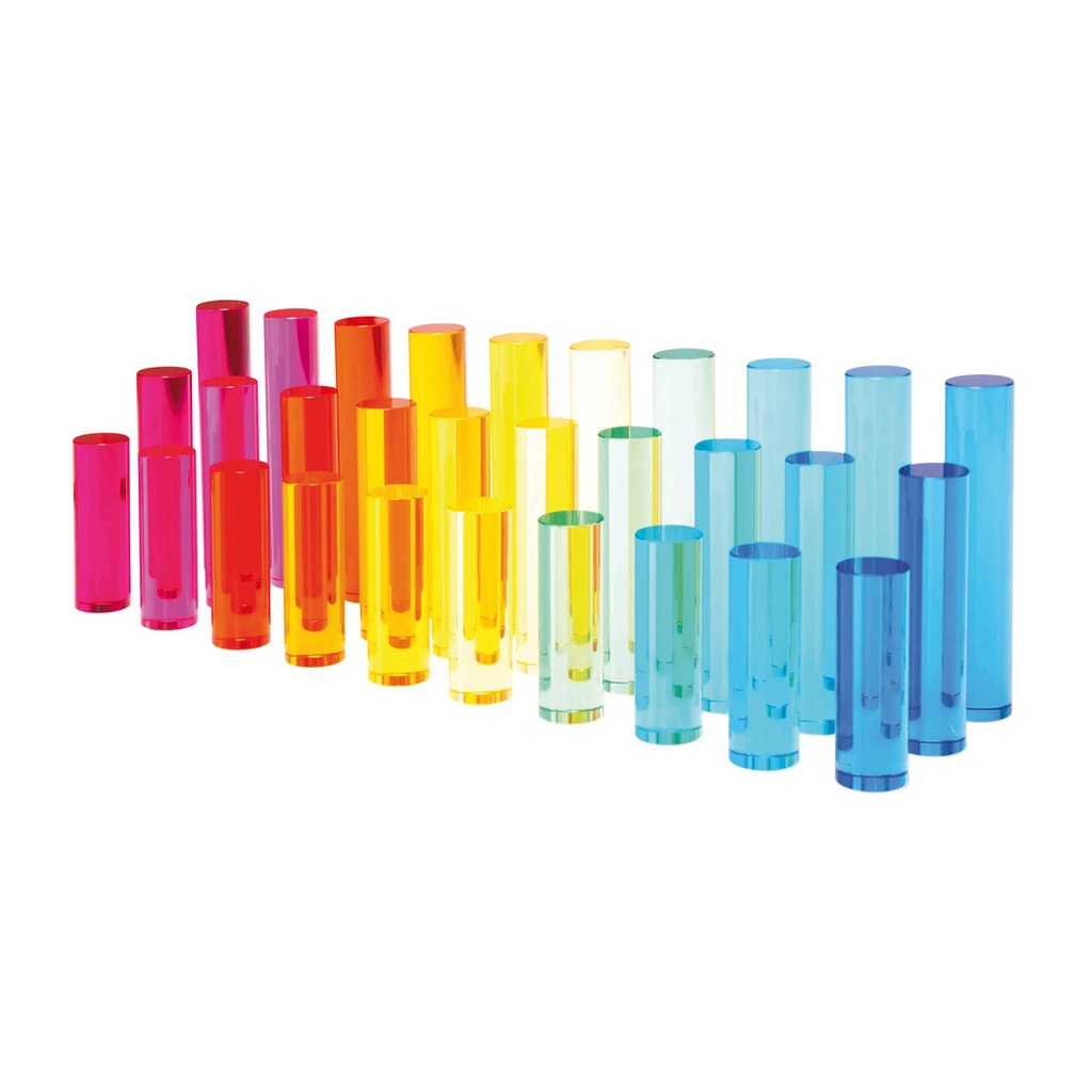 Acryl-Zylinder 30er Set 