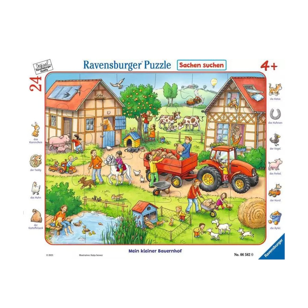Rahmenpuzzle - 24 Teile Bauernhof