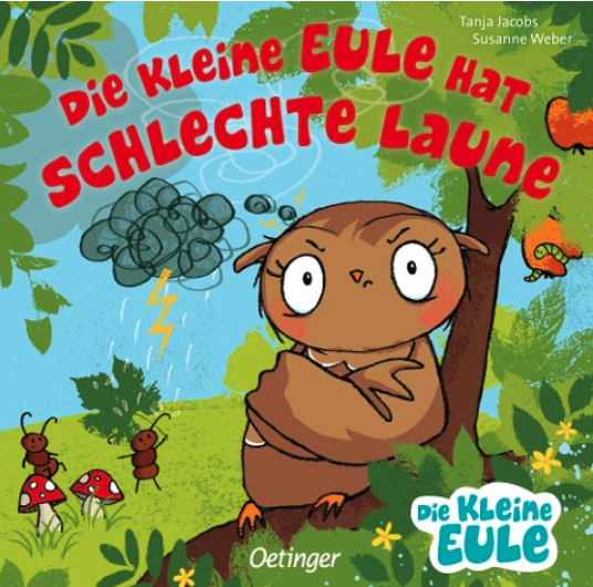 Die kleine Eule hat schlechte Laune