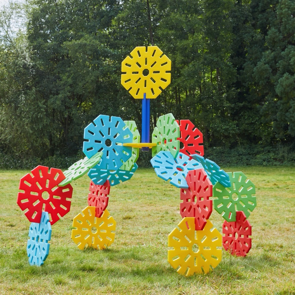 XXL Bau-Achtecke - 21 Teile