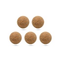 Kickerball 5er Set - naturbraun 34mm