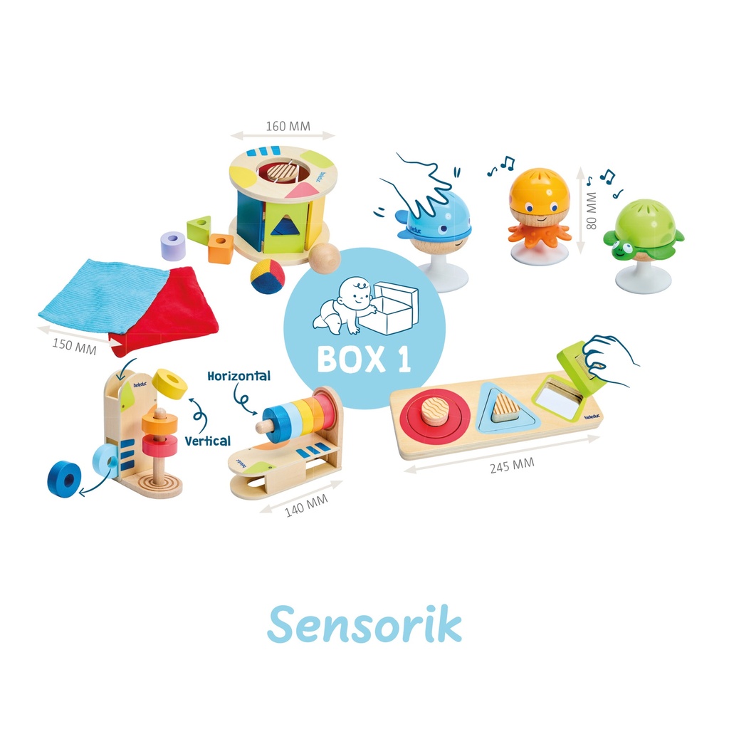 Kleine Entdecker Box 1 - Sensorik