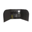 Schalldämmende Tischtrennwand