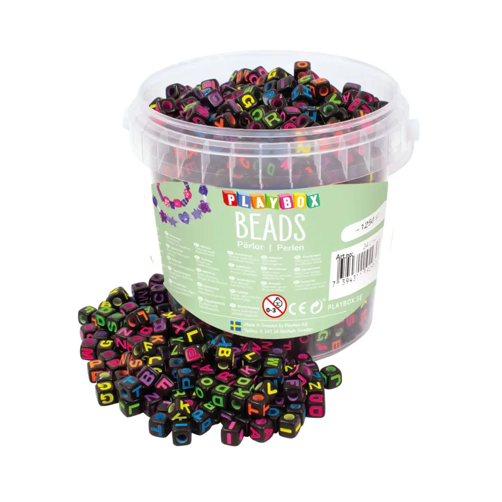 Buchstabenwürfel - neon