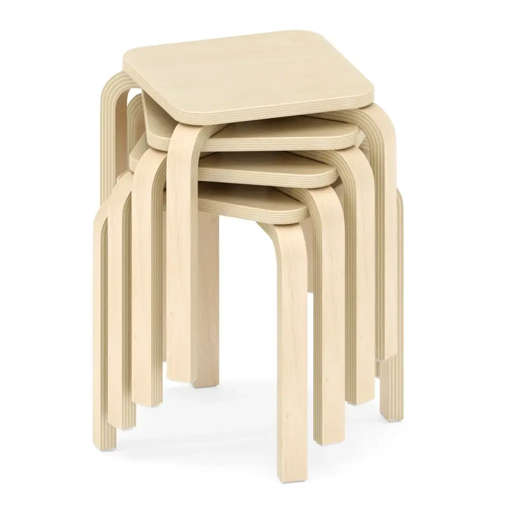 Hocker Q - Sitzhöhe 35 cm 4er Set 