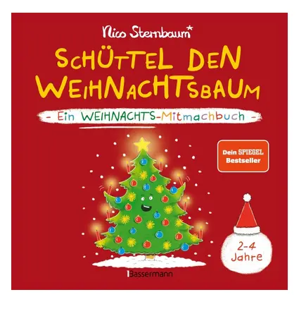 Schüttel den Weihnachtsbaum. Ein Weihnachts-Mitmachbuch zum Schütteln, Schaukeln, Pusten, Klopfen und sehen, was dann passiert. Von 2 bis 4 Jahren
