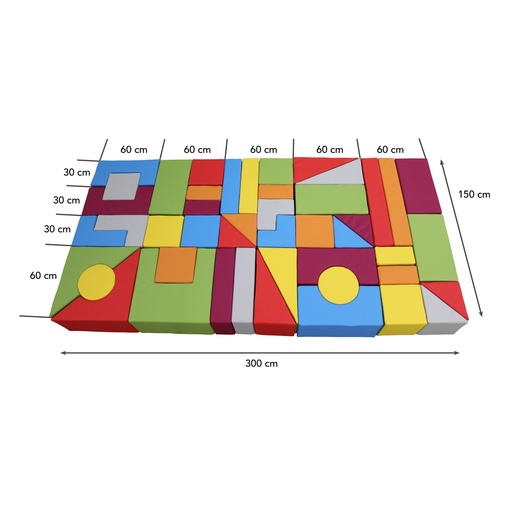 [107197] Riesenbausteine Premium - 46 Teile