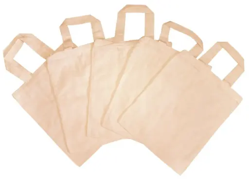 [113403] Baumwolltasche groß, 5er Set