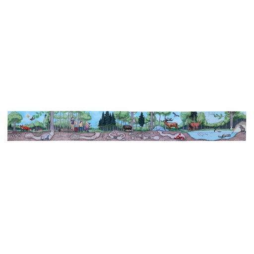 [104027] Bodenpuzzle - Entdecke den Wald