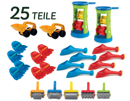 [108019] Sand Set Buddelmeister - 25 Teile