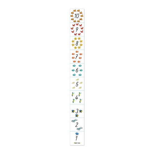 [104224] Bee-Bot® & Blue-Bot® Matte - Zahlenstraße 