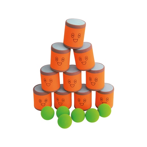 [108095] Dosen - Wurfspiel aus Schaumgummi