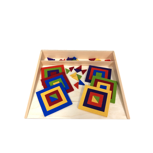 [A102045] Naturfilz Set II - Quadrate