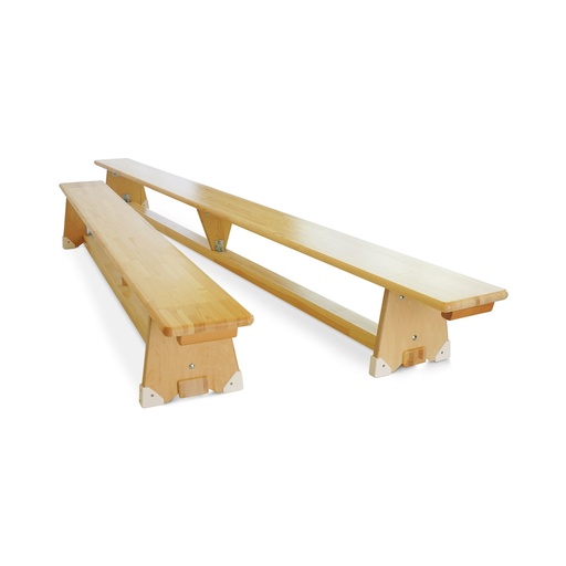 [107122] Turnbank natur 3,50m lang, Breite Ausführung (35cm hoch) U3 geeignet