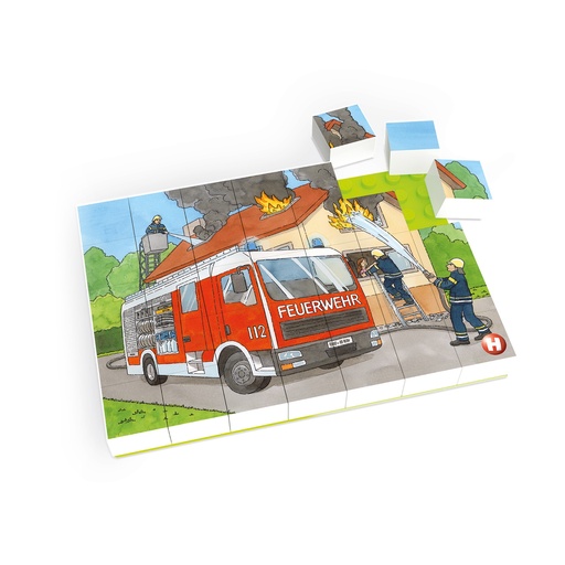 [104117] Duplo® kompatibles Puzzle - Feuerwehr Einsatz