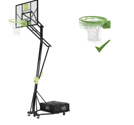 [46051100] Exit Galaxy versetzbarer Basketballkorb mit Rädern mit Dunkring
