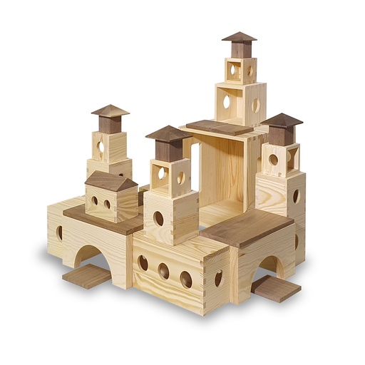 [103377A] Matzbox - Montessori Holzbausteine