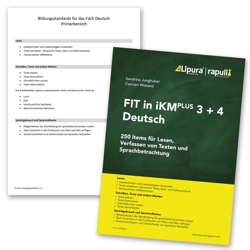 [523086DE] Fit für die IKM - Deutsch 3+4 - Lehrplan Deutschland