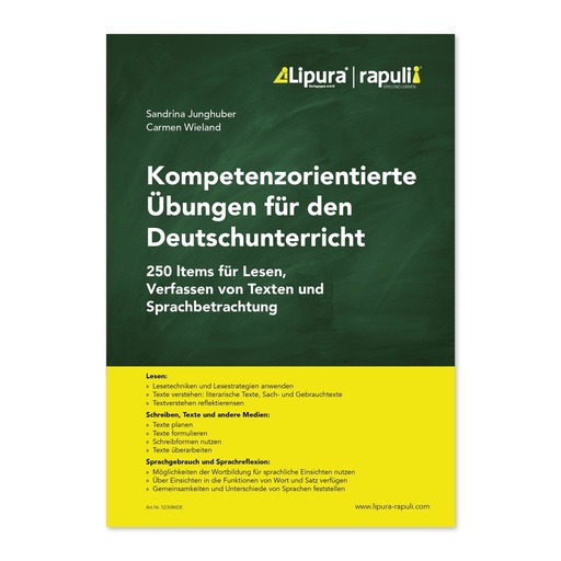 [523086DE] Kompetenzorientierte Übungen für den Deutschunterricht 3+4 - Lehrplan Deutschland