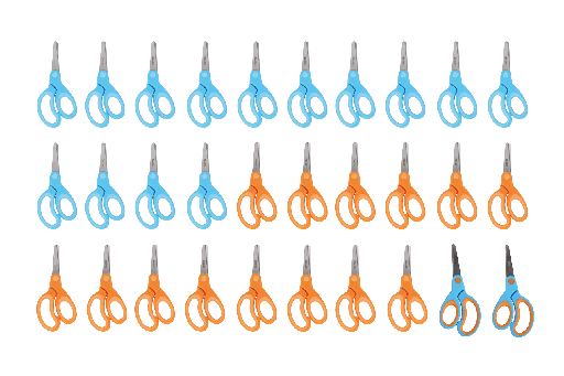 [113272] Bastelscheren - Soft Grip 30tlg.