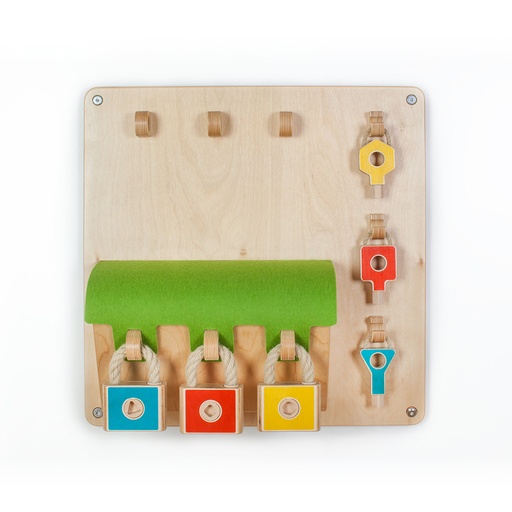 [103381] Wandspiel Schatzkiste mit Schlössern 