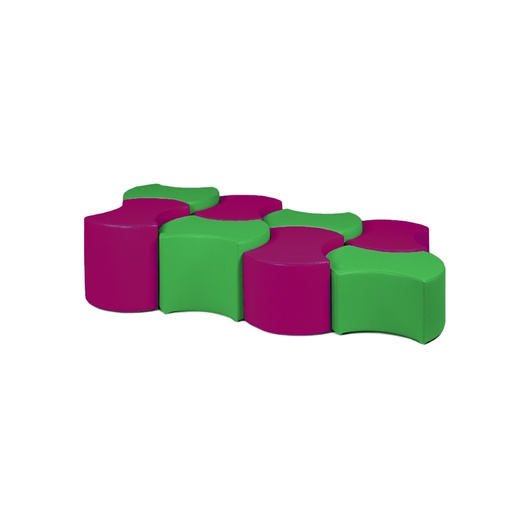 [110149] Hocker Noah - 8er Set (je 2 x SH 45/40/35/30)
