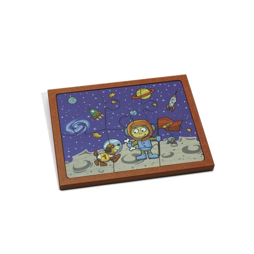 [101082] Holz-Puzzle - 6 Teile Weltall