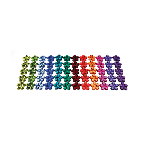 [103464] Glitzersteine Blumen - 	60er Set