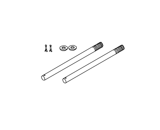 [112115ET1] Achse Hinterrad