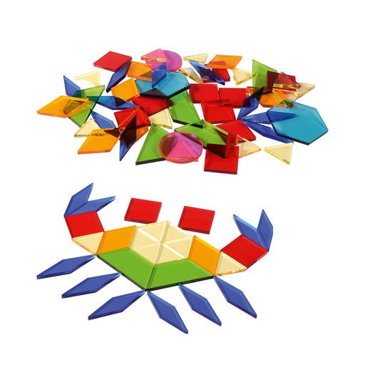 [106275] Acryl Geo Legespiel 49-tlg.