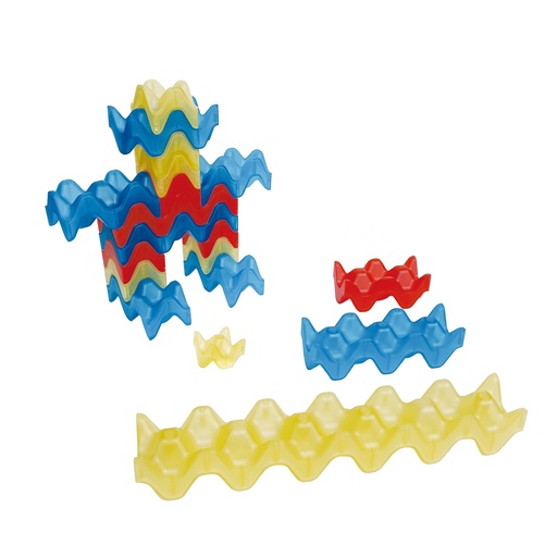[103171] Eierbecher Blocks transparent 45 Teile