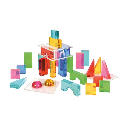 [103090] Acryl Geo Bausteine 32-tlg.