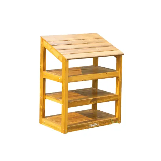 [108347] Outdoor Regal mit Schrägdach