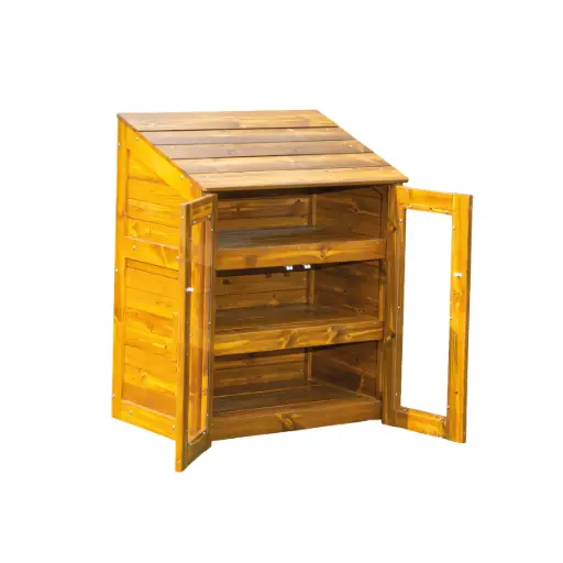 [108349] Outdoor-Schrank mit transparenten Türen