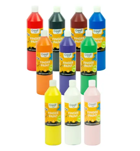 [W113357] Fingerfarben 750ml - 10er Set