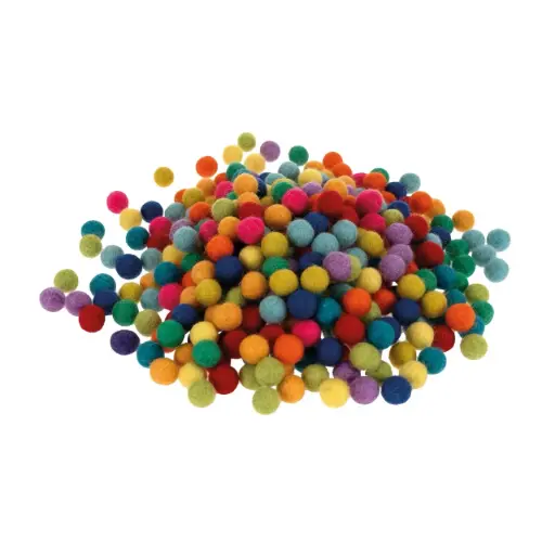 [103590] Filzkugeln 1cm, 366-tlg.