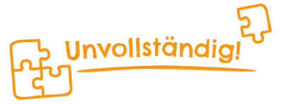 [115166] Lehrer Stempel "Unvollständig"