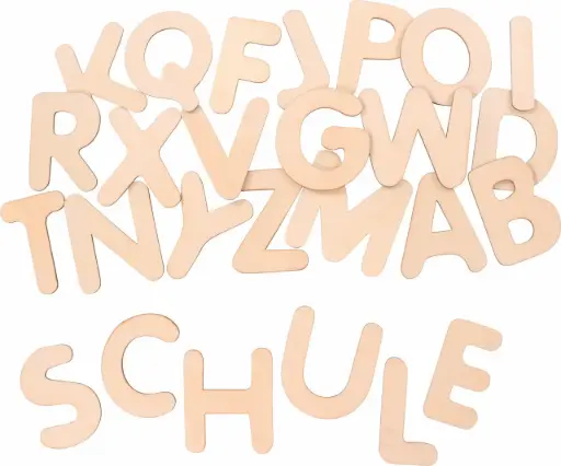 [113409] Buchstaben aus Holz A-Z