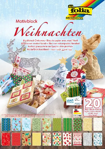 [47249] Motivblock Weihnachten