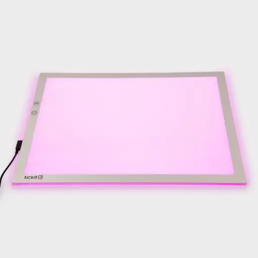 [106368W] A3 Leuchtpanel mit Farbwechsel